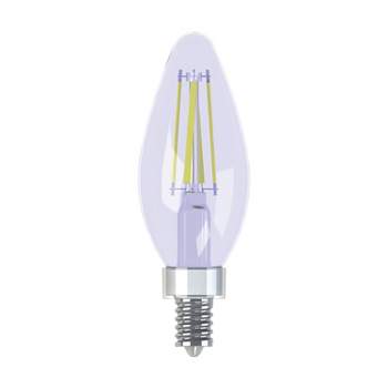 GE 2pk 5W 60W Equivalent Reveal LED HD+ Decorative Light Bulbs Clear