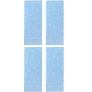 Unique Bargains Striped Pattern Soft Comfort Hand Towels for Bathroom Camp 4 Pcs 14" x 30" - 1 of 4