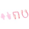 Unique Bargains Swimming Water Sports Guard Protector Nose Clip and Earplugs Pink 2 Pair - 2 of 4