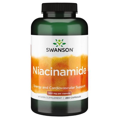 Swanson Vitamin B Niacinamide 500 Mg Capsule 250ct : Target