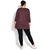 Avenue Women's Plus Size Petite Pull On Ponte Pant - 4 of 4