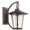 Chloe Lighting Caradoc Transitional 1 Light Rubbed Bronze Outdoor Wall Sconce 12" Height - 4 of 4