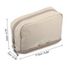 Unique Bargains Women's Travel Cosmetic Makeup Storage Bag 6.89"x2.76"x4.72" 1 Pc - 4 of 4