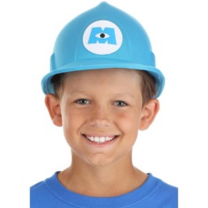 HalloweenCostumes.com One Size Fits Most   Kids' Monsters Inc Hard Hat Costume Accessory, White/Blue - 1 of 4