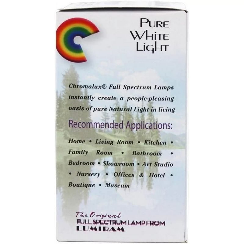 Chromalux Full Spectrum Lamp Light Bulb 100W Frosted - 1 ct, 2 of 4