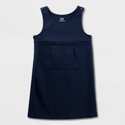 Girls' Adaptive Abdominal Access Uniform Dress - Cat & Jack™