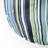 Sheila Wenzel-Ganny Lavender Mint Blue Stripes Floor Pillow - Deny Desings - 3 of 4