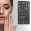 Unique Bargains Colorful Nail Art Stamp FG-215 Silver Tone 1 Pc - 4 of 4