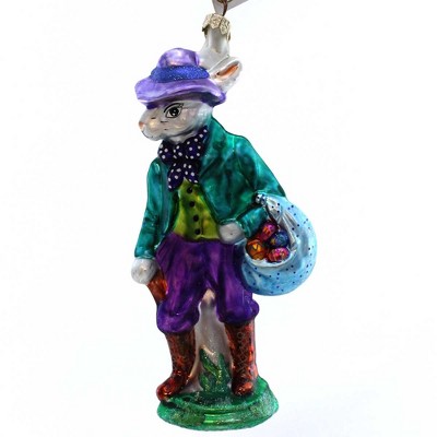 Christopher Radko Lord Briardash Esq Rabbit Hare  -  Tree Ornaments