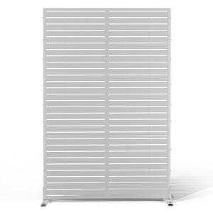 Dovelina Metal Outdoor Privacy Screen Freestanding Patio Decorative Screen (Set of 2) - 1 of 4