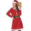Northlight 41-Inch Red and White Women's Mrs. Claus Costume Set - Medium - 3 of 3