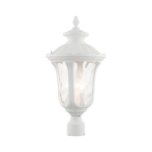 Livex Lighting Oxford 3 - Light Post Light in  Textured White - 1 of 4