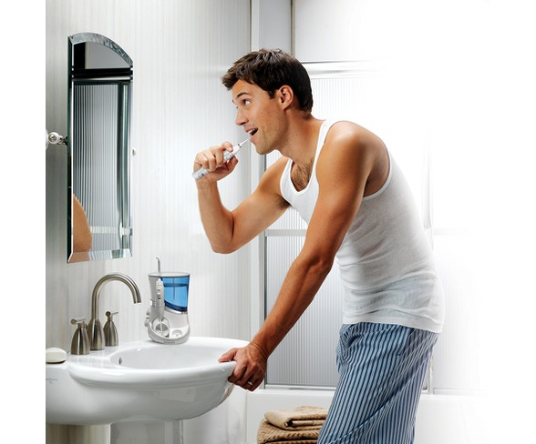 Waterpik Complete Care 5.0 Sonic Electric Toothbrush + Water Flosser- White