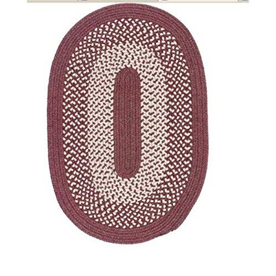 Colonial Mills Jackson - Rosewood 2 Ft x3 Ft Oval Rug Indoor 75% Polypropylene/25% Wool