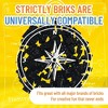Strictly Briks Classic Bricks Starter Kit, Black, 192 Pieces, 1x2 Inches, 100% Compatible with All Major Brick Brands - 4 of 4