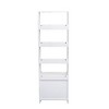 Cesicia Night Stand with Bookshelf, Night Stand with 2 Storage Drawers for Bedroom - 3 of 4