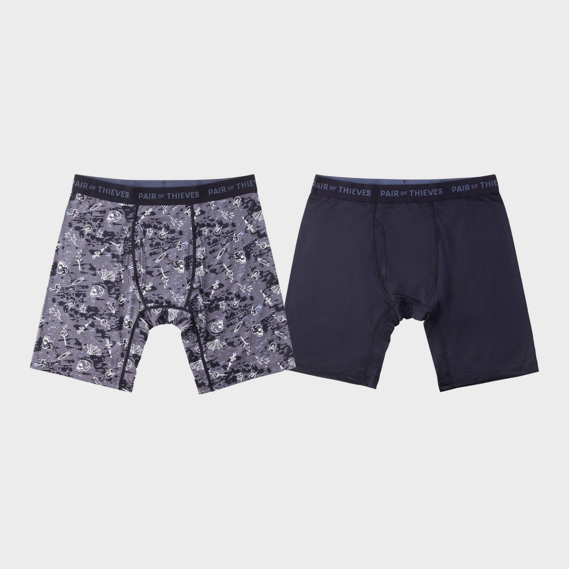 Pair of Thieves Men's Super Fit Long Boxer Briefs 2pk