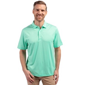 Cutter & Buck Forge Eco Double Stripe Stretch Recycled Mens Polo - 1 of 2