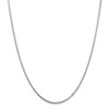 Black Bow Jewelry 2.5mm Sterling Silver, Diamond Cut Solid Spiga Chain Necklace - 3 of 4