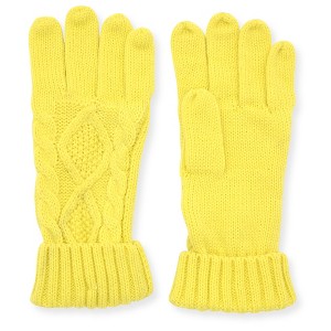 French Connection Women's Cable Knit Winter Gloves – Warm, Stylish, and Comfortable – Multiple Colors - 1 of 2