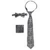 Gioberti Boy's 4pc Paisley Vest Set - 3 of 4