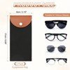 Unique Bargains Felt Soft Portable Storage Scratch-Resistant Eyeglasses Bag 2 Pcs - 2 of 4