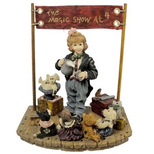Boyds Bears 6.5 Inch The Amazing Bailey Magic Show Limited Edition Dollstone Figurines - 1 of 3