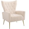 Modern Accent Chair with Ottoman, Comfy Armchair for Living Room, Bedroom, Apartment, Office - 4 of 4