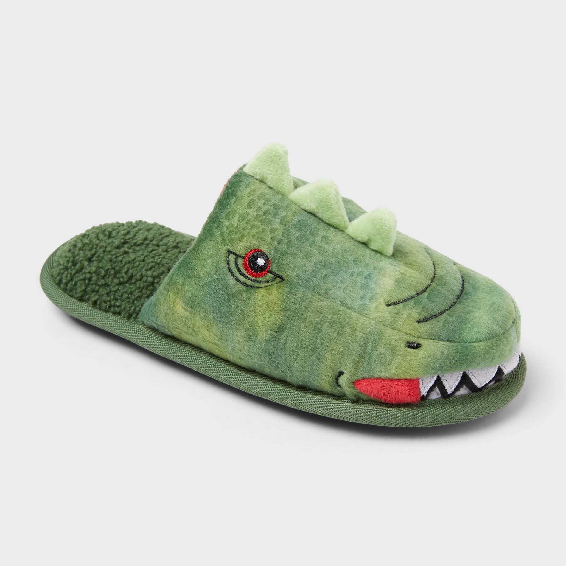 Kids' Dino Scuff Slipper - Cat & Jack™ Green
