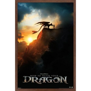 Trends International How To Train Your Dragon (2025) - Teaser One Sheet Framed Wall Poster Prints - 1 of 4