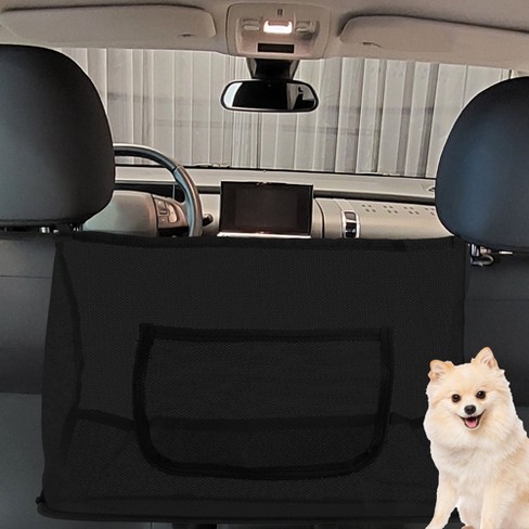 Unique Bargains Dog Car Net Barrier with Stretchable Storage Bag 1 Pc - image 1 of 4