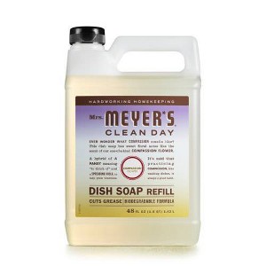 Mrs. Meyer's Clean Day Compassion Flower Dish Soap Refill - 48 fl oz - 1 of 4