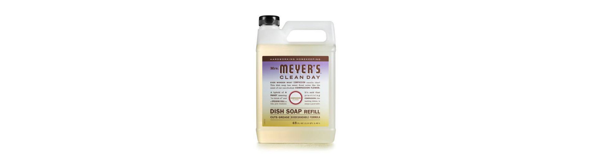 Mrs. Meyer's Clean Day Compassion Flower Dish Soap Refill - 48 fl oz