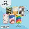 Blue Panda 48 Pack Mini Kaleidoscope Prism Toys for Kids Birthday Party Favors, 6 Designs, 1.7x1.1 Inches - 4 of 4