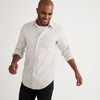 Lands' End Men's Solid No Iron Supima Pinpoint Straight Collar Dress Shirt - 4 of 4