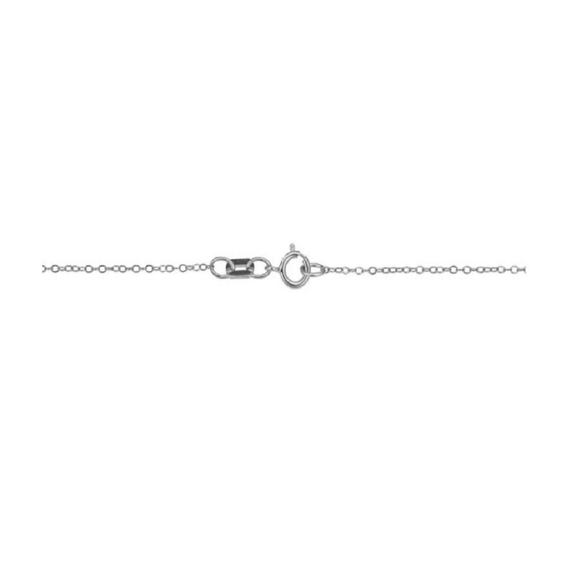 Pompeii3 14k White Gold 0.7-mm Round Cable Chain (18 inches), 2 of 6