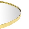 TEHOME Yolanta Circular Round Stainless Steel Framed Wall Mounted Bathroom Vanity Mirror - 4 of 4