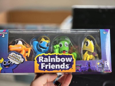 [新品] レインボーフレンズ - ネオンミニフィギュア 4個パック Amazon.com: Rainbow Friends - Neon Minifigure 4-Pack (Four