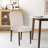 Vynxaria Beige Dining Chairs - Set of 2 for Mid-Century Modern Flair - 4 of 4