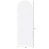 ALEXOUN Hanging Full Length Mirror,with Floor Stand,Wall Mounted Aluminium Alloy Frame Arch Dressing Mirrors for Bedroom Living Room - 3 of 4