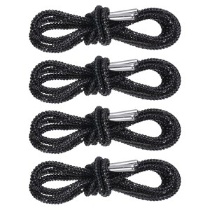 Unique Bargains Fashion Crystal Shoe Laces with Net for Sweatpants Shorts 4 Pcs - 1 of 4