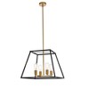 Elegant Lighting Declan 20 inch pendant in black and brass - 2 of 2