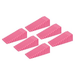 Unique Bargains ABS Anti-Slip Mini Size Wide Applications Door Stop 6 Pcs - 1 of 4