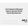 Willow Creek Press Hacks of Life 2025 Box Calendar: Daily Desktop Planner, 5x6", Paper, Glue Binding, All Ages, Blue - 3 of 4