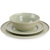 Gibson 12 Piece Reactive Glaze Stoneware Dinnerware Set - 3 of 4