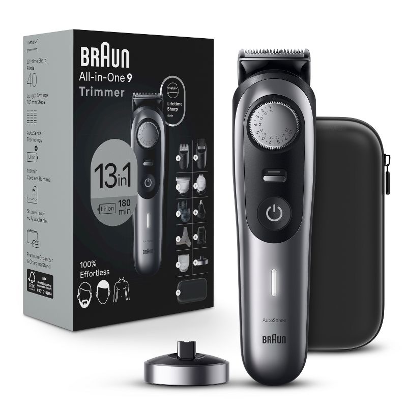 Braun Series 9 9440 All-In-One Style Kit 13-in-1 Grooming Kit with Beard Trimmer - 13ct, 1 of 10