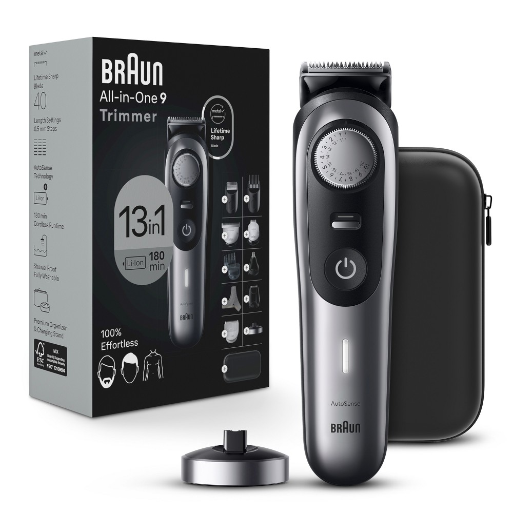 Photos - Hair Clipper Braun Series 9 9440 All-In-One Style Kit 13-in-1 Grooming Kit with Beard T 