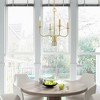 Livex Lighting Lisbon 4 - Light Chandelier in  Satin Brass - 3 of 4