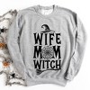 Simply Sage Market Women's Graphic Sweatshirt Wife. Mom. Witch. - 3 of 4