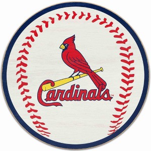 MLB St. Louis Cardinals Baseball Wood Sign Panel - 1 of 4